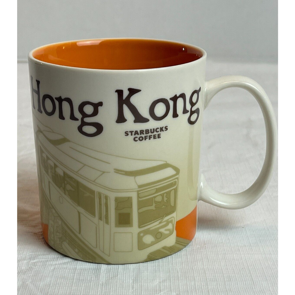 Starbucks Hong Kong Global Icon Coffee City Mug Cup 16oz